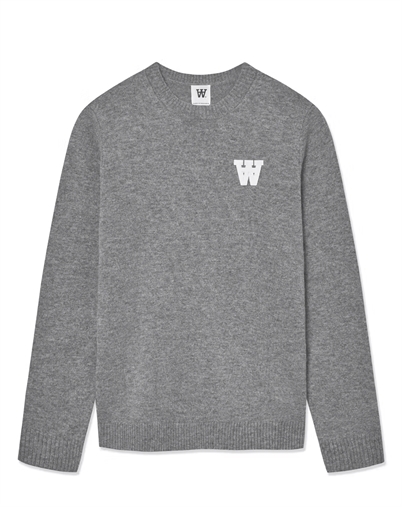 Wood Wood - WWTay Strik - Light Grey Melange